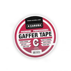 CARUBA Gaffer 50 Metros x 5cm Branco