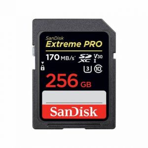 Sandisk Cartão Extreme Pro SDXC 256GB 170MB/s V30 UHS-I