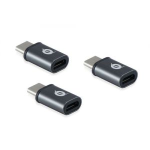 CONCEPTRONIC Donn USB-C-Micro USB OTG Adaptador 3-Pack