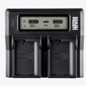 NEWELL Carregador Duplo + 2 Baterias DMW-BLF19E