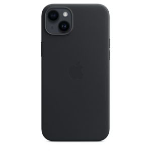 APPLE iPhone 14 Plus Leather MagSafe - Meia-noite