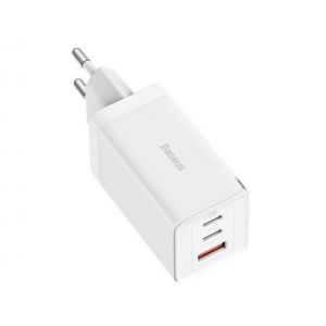 Baseus Gan5 Pro Fast Charger 2C+U 65W Eu White(Include Xiaobai Series Fast Charging Cabo Ty