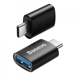 Baseus Adaptador Ingenuity Series Mini (USB-C 3.1 para USB-A Preto)