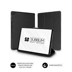 Capa Tablet Subblim Shock Case CST-5SC110 para Lenovo M10 FHD Plus TB-X606 de 10.3" Preta