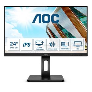 AOC P2 24P2Q LED display 60,5 cm (23.8") 1920 x 1080 pixels Full HD Preto