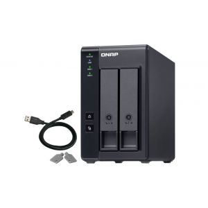 QNAP TR-002 Caixa para Discos Rígidos Compartimento HDD/SSD Preto 2.5/3.5"