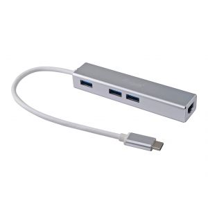 Equip Equip 133481 hub de interface USB 3.2 Gen 1 (3.1 Gen 1) Type-C 5000 Mbit/s Prateado
