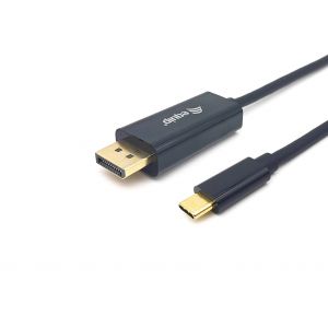 Equip Equip 133427 adaptador de cabo de vídeo 2 m USB Type-C DisplayPort Cinzento