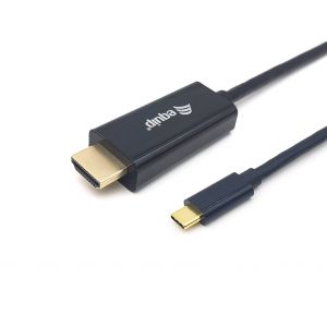 Equip Equip 133411 adaptador de cabo de vídeo 1 m USB Type-C HDMI Type A (Standard) Preto
