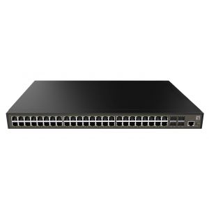 Levelone LevelOne GEL-5271 switch de rede Gerido L2+ Gigabit Ethernet (10/100/1000) 1U Preto
