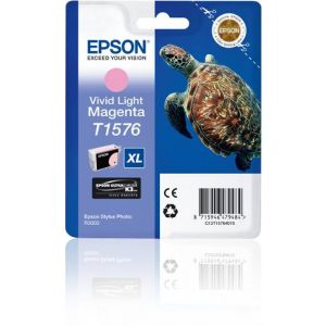 Epson Turtle Tinteiro T1576 Vivid Magenta Claro Tinta UltraChrome K3