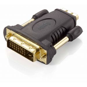 Equip Conversor HDMI/-DVI Digital (24+1) Adaptador F->M. Preto