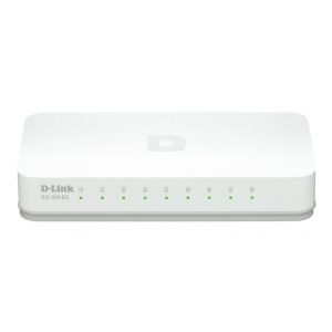 D-Link GO-SW-8E/E switch de rede Não-gerido Fast Ethernet (10/100) Branco