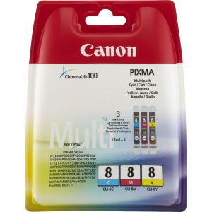 CANON 0621B029 tinteiro 3 unidade(s) Original Ciano, Magenta, Amarelo