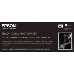 Epson Traditional Photo Paper, 24 pol. x 15 m
