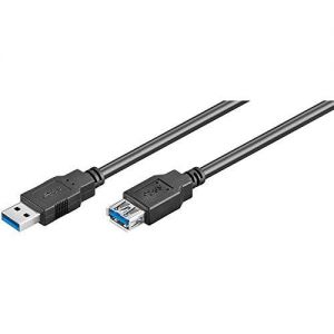 Ewent EC1008 cabo USB 1,8 m USB 3.2 Gen 1 (3.1 Gen 1) USB A Preto