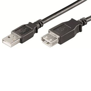 Ewent EC1013 cabo USB 3 m USB A Preto