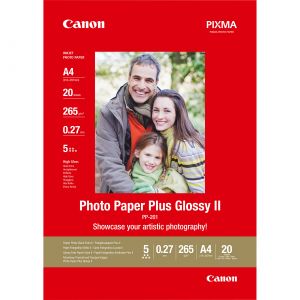 CANON Papel Fotográfico A4 Branco Brilho (2311B019)