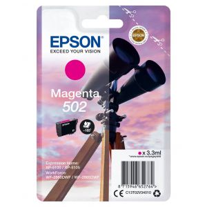 Epson 502 tinteiro 1 unidade(s) Original Rendimento padrão Magenta