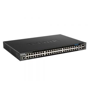 D-Link DGS-1520-52MP Gerido L3 Gigabit Ethernet (10/100/1000) Power over Ethernet (PoE) 1U Preto