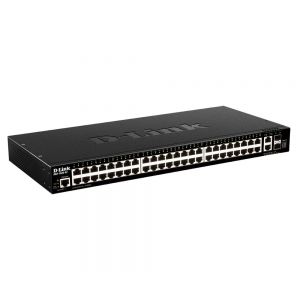 D-Link DGS-1520-52/E switch de rede Gerido L3 10G Ethernet (100/1000/10000) 1U Preto