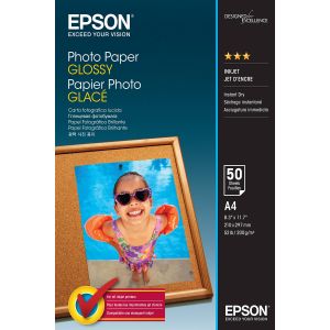 EPSON Photo Paper Glossy papel fotográfico A4 Brilho