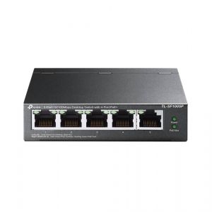 TP-Link TL-SF1005P Não-gerido Fast Ethernet (10/100) Power over Ethernet (PoE) Preto