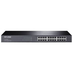 TP-Link TL-SG1024 Não-gerido Gigabit Ethernet (10/100/1000) 1U Preto