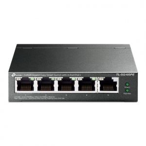 TP-Link TL-SG105PE switch de rede Gerido L2 Gigabit Ethernet (10/100/1000) Power over Ethernet (PoE) Preto