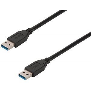 Ewent EC1021 cabo USB 1 m USB 3.2 Gen 1 (3.1 Gen 1) USB A Preto