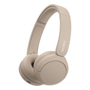 SONY WH-CH520 Auscultadores Sem fios Fita de cabeça Chamadas/Música USB Type-C Bluetooth Suporte de carregamento Creme