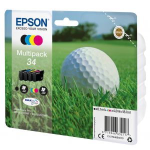 Epson Golf ball C13T34664020 tinteiro 1 unidade(s) Original Rendimento padrão Preto, Ciano, Magenta, Amarelo