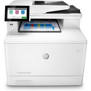 HP Color LaserJet Enterprise Multifunções M480f, Cor, Impressora para Empresas, Impressão, cópia, digit., fax, Tamanho compacto; Segurança reforçada; Impressão frente e verso; ADF para 50 folhas; Eficiência energética