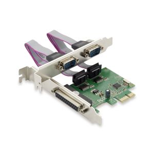 Conceptronic 3-Portas Serial Parallel PCIe Card: Parallel x 1: Serial x 2