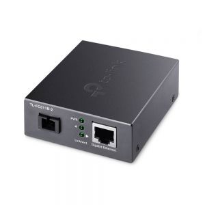 TP-Link TL-FC311B-2 conversor de rede de média 1000 Mbit/s Modo único Preto