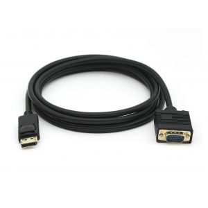 Equip 119338 adaptador de cabo de vídeo 2 m VGA (D-Sub) DisplayPort Preto