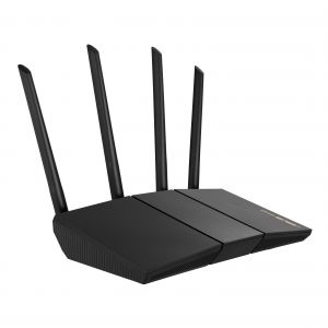 ASUS RT-AX57 router sem fios Gigabit Ethernet Dual-band (2,4 GHz / 5 GHz) Preto
