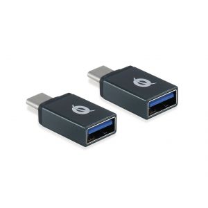 Conceptronic DONN03G adaptador para cabos USB 3.1 Gen 1 Type-C USB 3.1 Gen 1 Type-A Preto