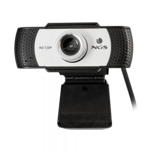 NGS XpressCam720 webcam 1280 x 720 pixels USB 2.0 Preto, Cinzento, Prateado