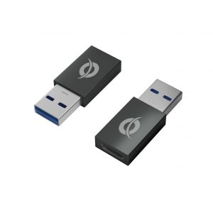 Conceptronic DONN10G adaptador para cabos USB A USB C Preto