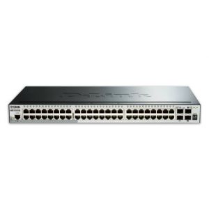 D-Link DGS-1510-52X switch de rede Gerido L3 Gigabit Ethernet (10/100/1000) 1U Preto
