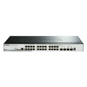 D-Link DGS-1510-28P switch de rede Gerido L3 Gigabit Ethernet (10/100/1000) Power over Ethernet (PoE) Preto