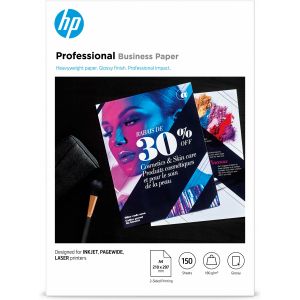 HP Papel Professional Business Brilhante, 180 g/m2, A4 (210 x 297 mm), 150 folhas