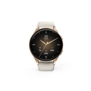 Hama Smartwatch 8900 3,3 cm (1.3") AMOLED 42 mm Digital 466 x 466 pixels Ecrã táctil Dourado GPS