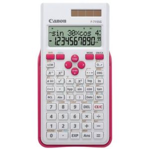 CANON F-715SG calculadora Pocket Calculadora científica Rosa, Branco