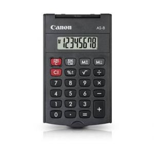 CANON AS-8 calculadora Pocket Cinzento