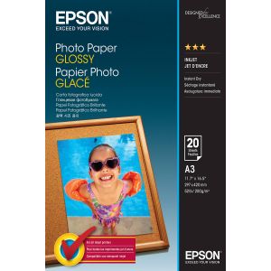 Epson Photo Paper Glossy papel fotográfico A3 Brilho