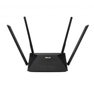 ASUS RT-AX53U router sem fios Gigabit Ethernet Dual-band (2,4 GHz / 5 GHz) Preto
