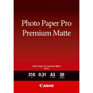 CANON Papel fotográfico Premium Matte PM-101 A3 - 20 Folhas