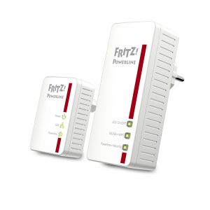 FRITZ!Powerline 540E WLAN Set International 500 Mbit/s Ethernet LAN Wi-Fi Branco 2 unidade(s)